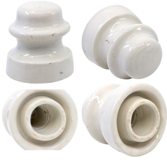 Railroad Insulators Vintage Ceramic & Glass [Lot of 7] - Picture 5 of 10